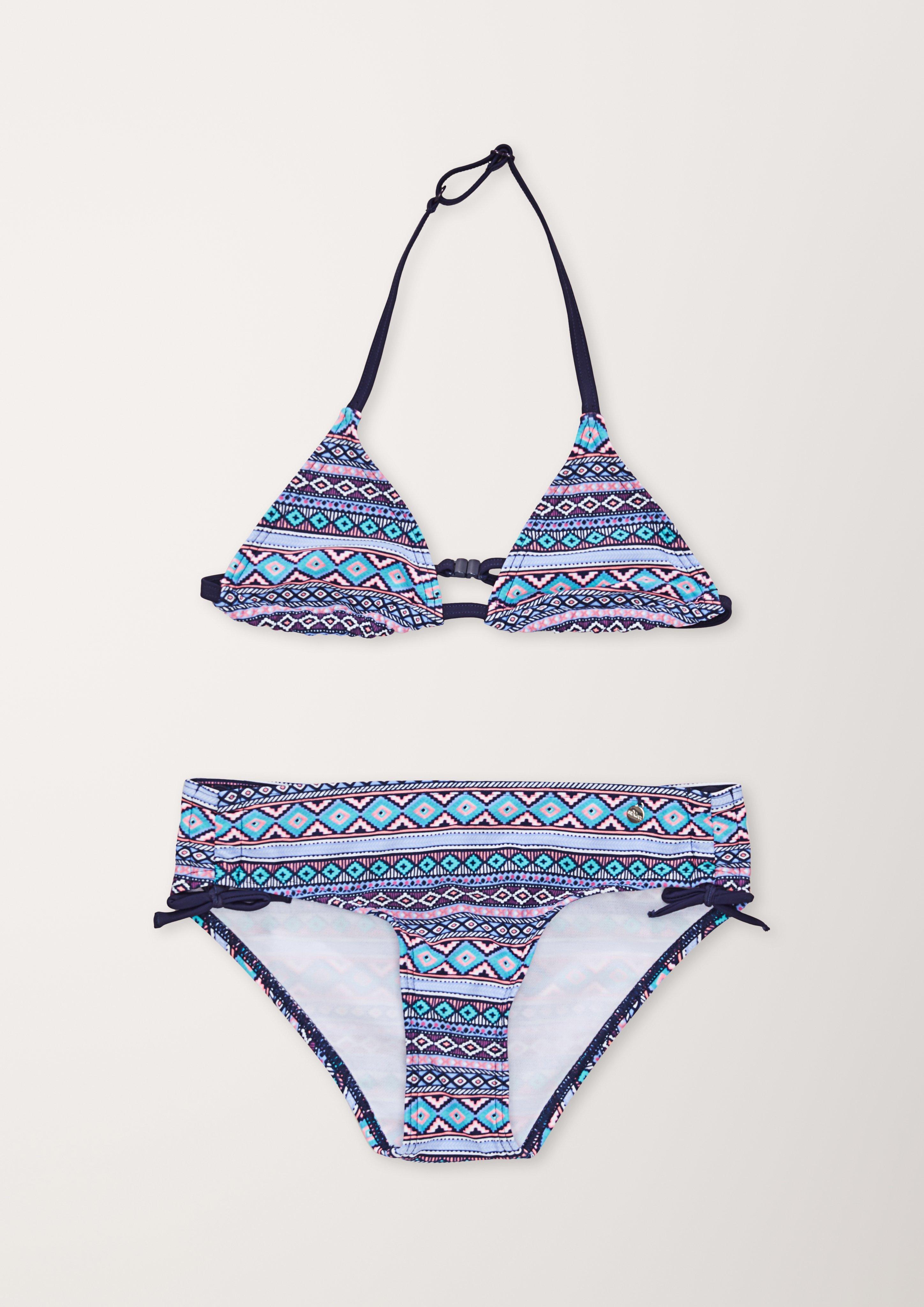 Neckholder-Bikini mit Ethno-Muster  535.820.257.86688-56A2