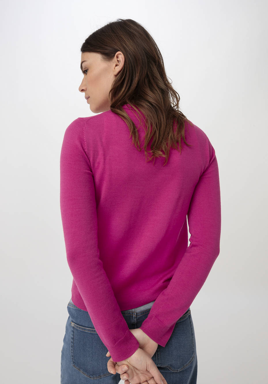 Strickjacke aus reiner Bio-Merinowolle