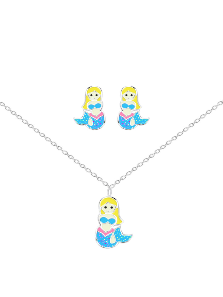 Alexander York Kinder-Schmuckset Meerjungfrau in 925 Sterling Silber, 4-tlg. günstig kaufen onesize