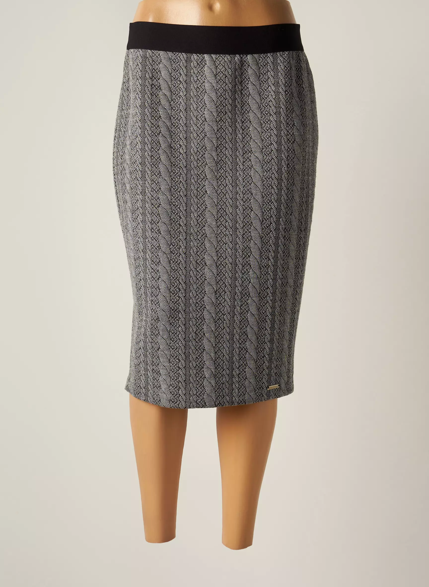 Rinascimento Jupes Mi Longues Femme couleur gris