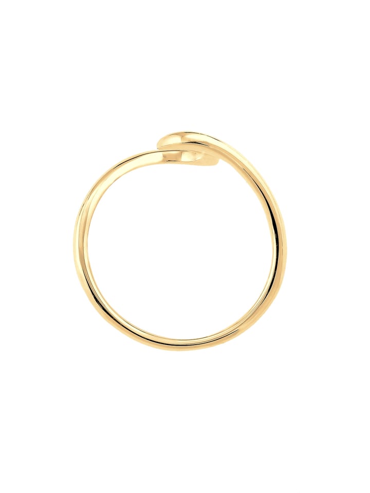 Elli Ring 925 Sterling Silber Wellen in Gold günstig kaufen