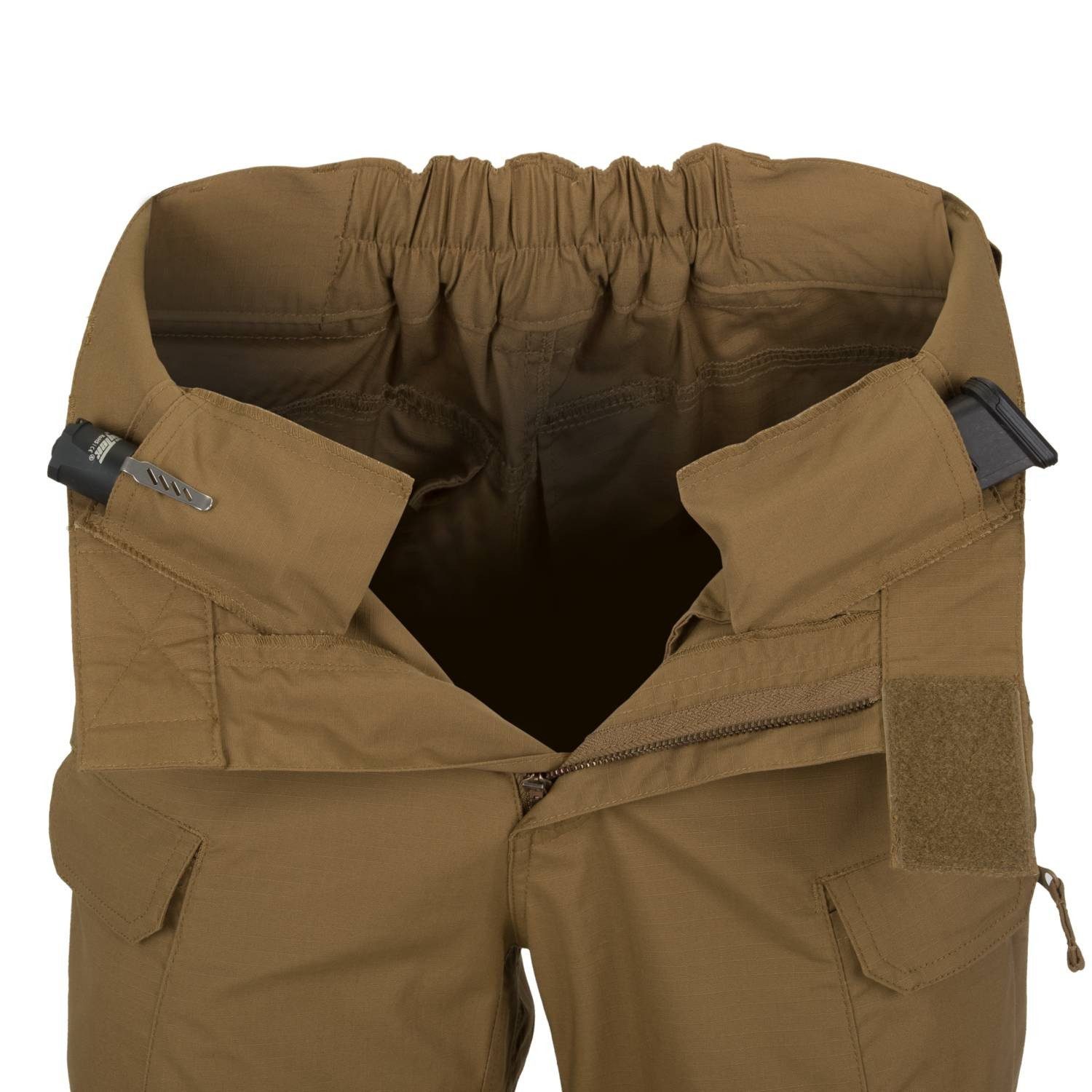 Helikon-Tex Funktionshose Helikon-Tex Hose Outdoorhose UTP Ripstop schwarz in L (1-tlg) Ripstop-Gewebe
