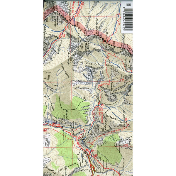 IGC Italien 1 : 25 000 Wanderkarte 106 Monviso - Wanderkarte