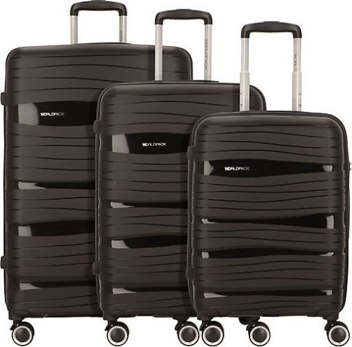 WORLDPACK Miami 4 Rollen Kofferset 3-teilig