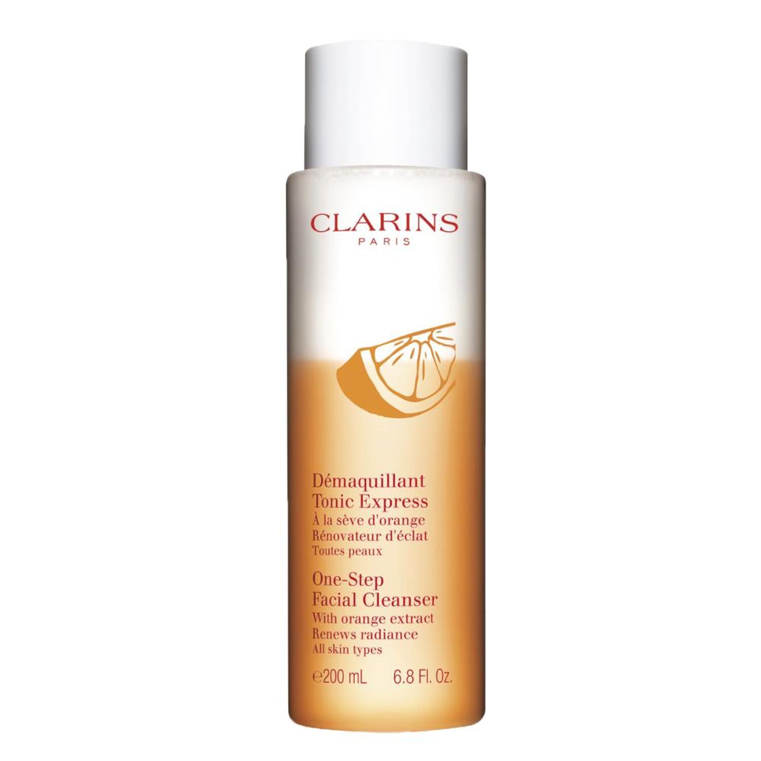 Clarins Démaquillant Tonic Express A la Sève d'Orange Rénovateur d'Eclat