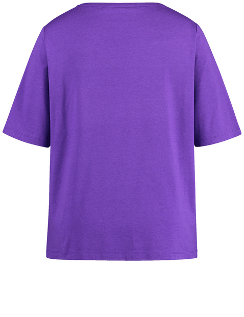 T-Shirt mit verziertem Letterprint