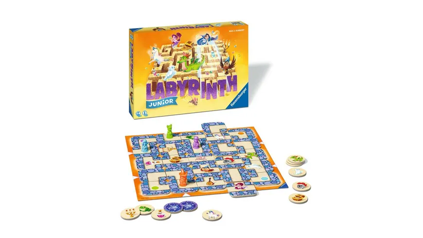Ravensburger Spiel - Junior Labyrinth - Familienklassiker für die Kleinen, Spiel für Kinder ab 4 Jahren