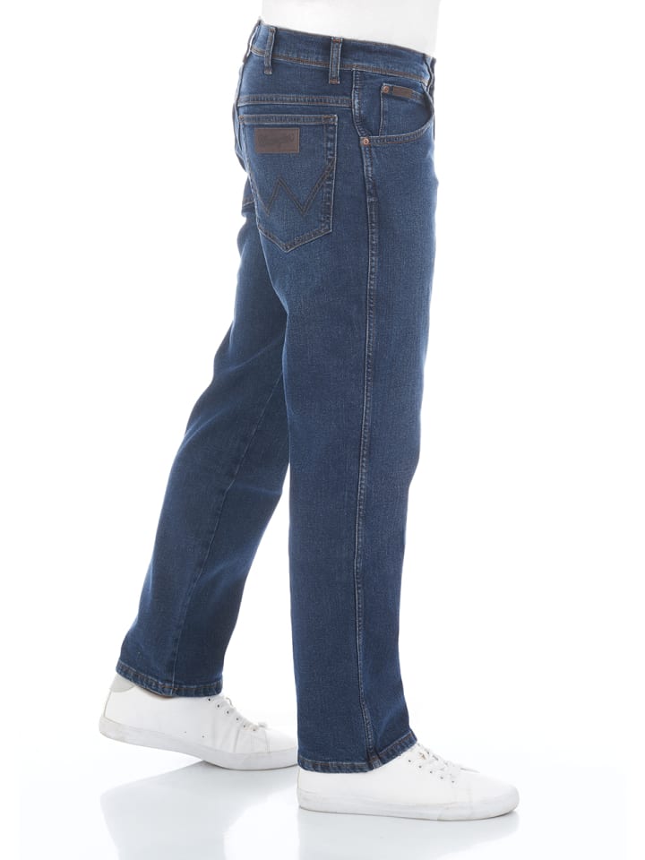Wrangler Jeans Texas Stretch regular/straight in Blau günstig kaufen