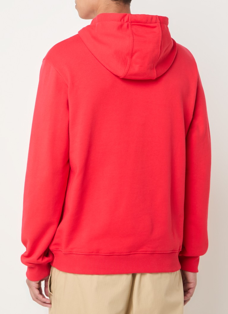 HUGO BOSS Hoodie with kangaroo pocket and logo print