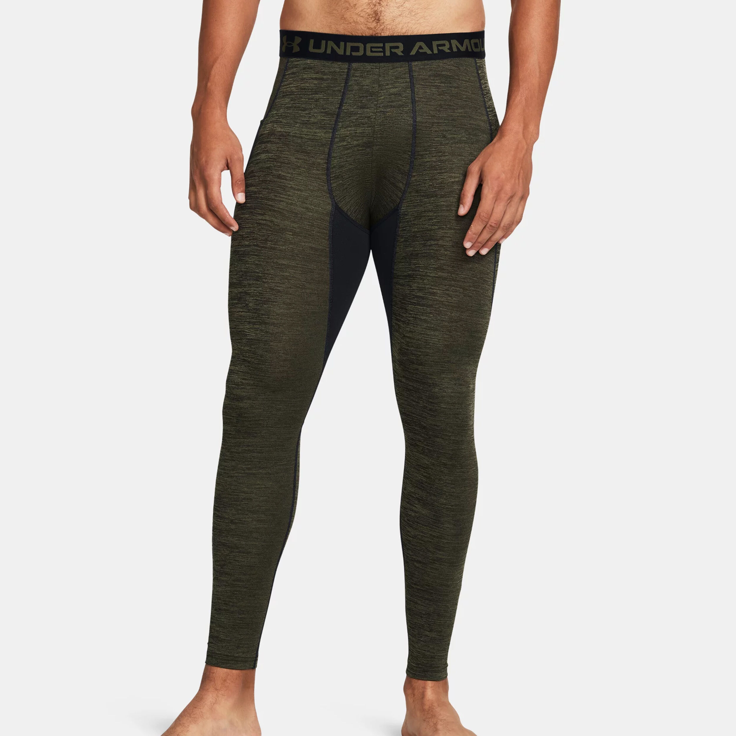 Coldgear Twist Tight Herren - Oliv, Schwarz