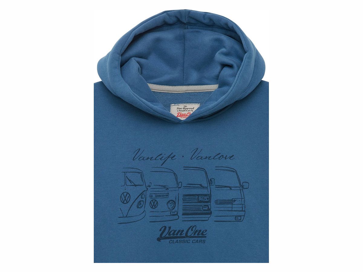 Van One We Are Family Blue Herren Hoodie