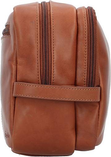 Esquire Dallas Kulturbeutel Leder 27 cm