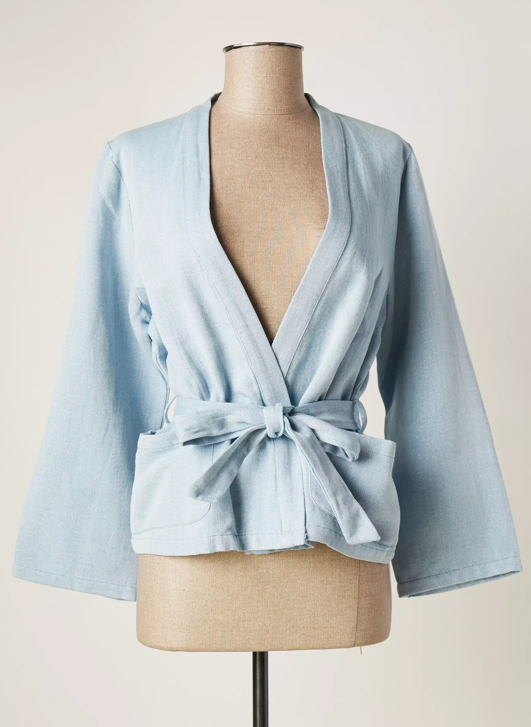 Ichi Vestecasual Femme couleur bleu