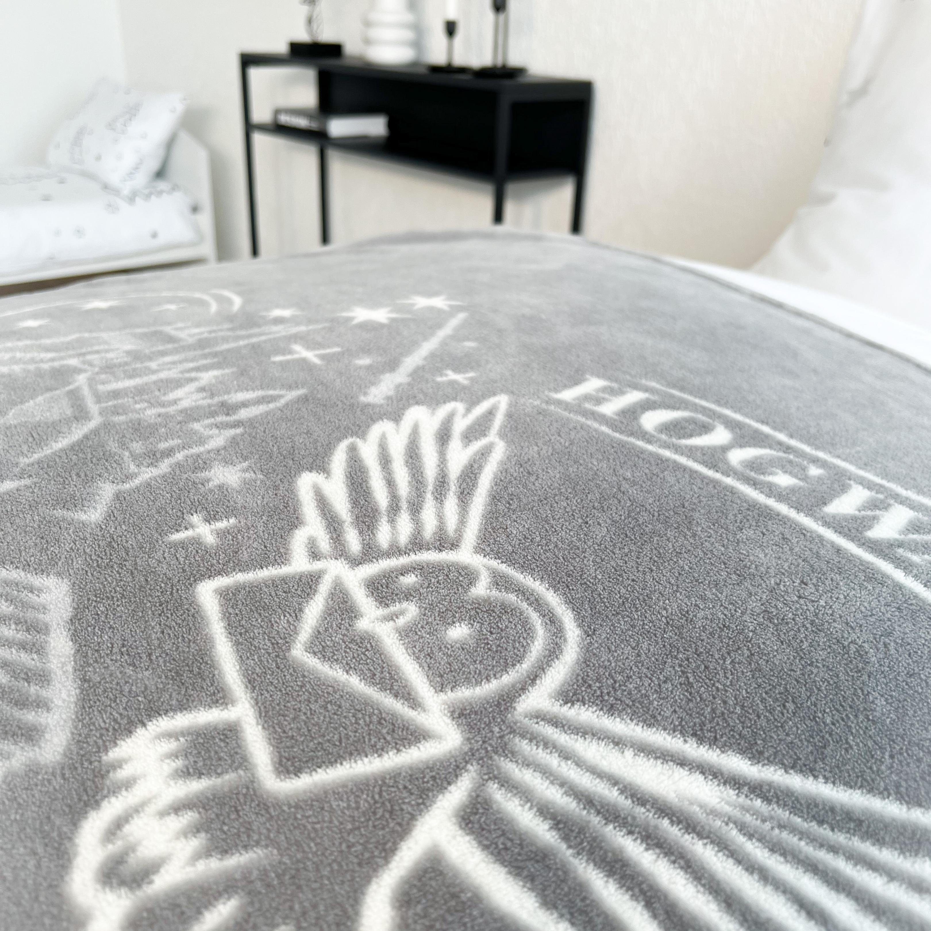 Wohndecke Harry Potter 150x200 cm, hochwertige Sofadecke für Hogwarts Fans, MTOnlinehandel, Überwurf, Plaid, Tagesdecke, weich und kuschelig