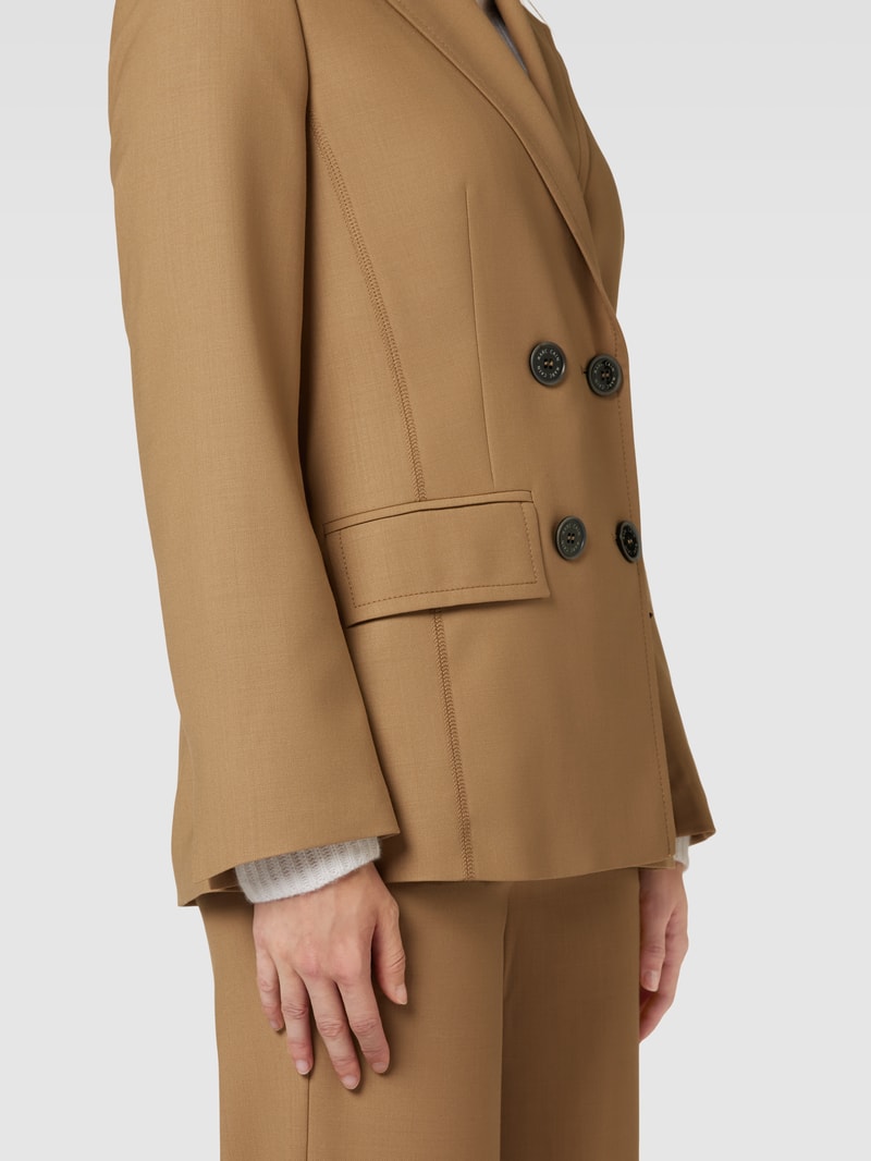 Blazer mit Reverskragen in camel