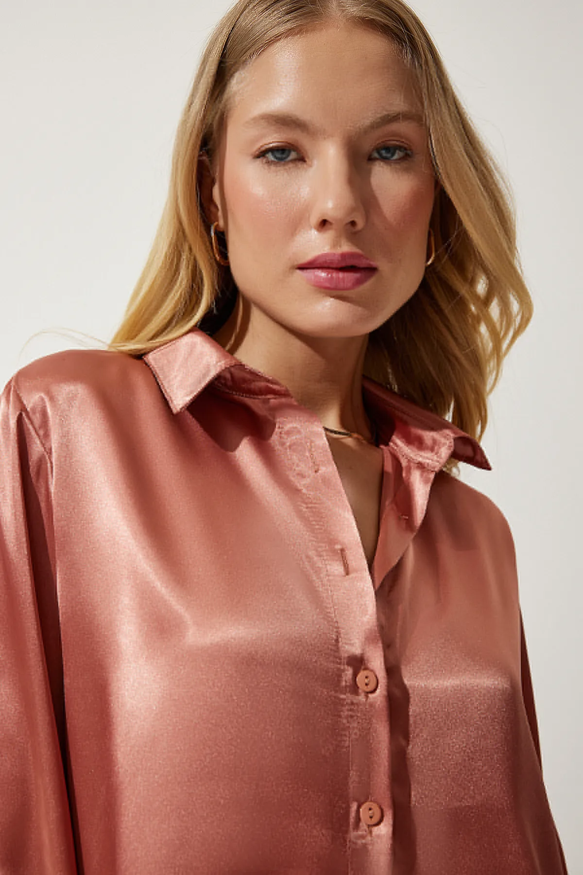 Happiness İstanbul  Hemde - Rosa - Regular Fit