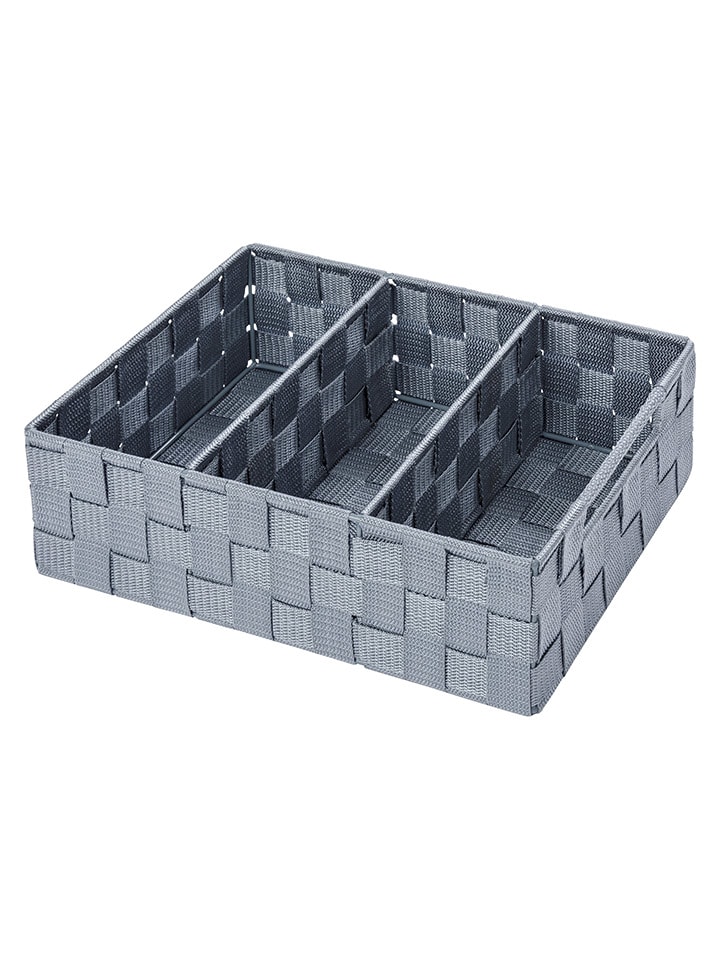 Wenko Aufbewahrungsbox ''Adria'' in Grau - (B)32 x (H)10 x (T)21 cm günstig kaufen onesize