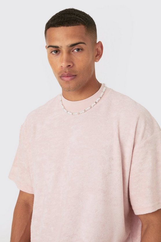 Oversize Frottee T-Shirt