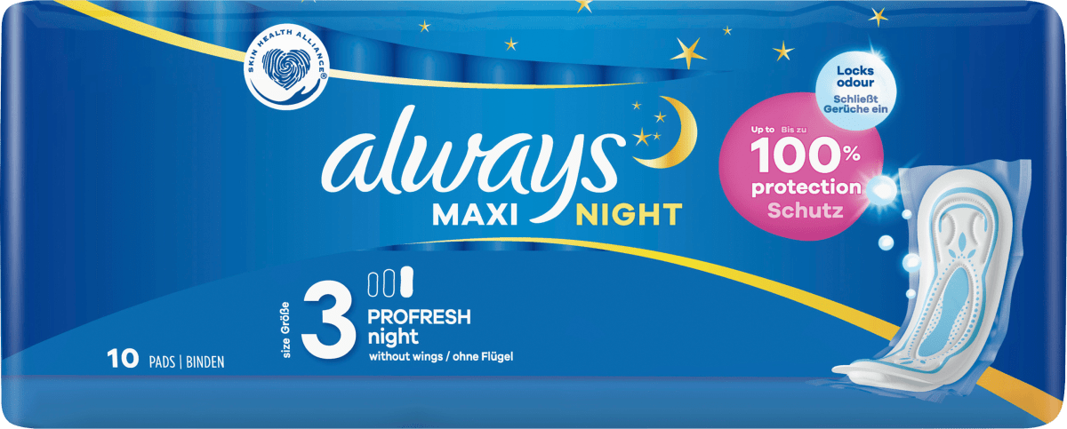 Maxi-Binden ProFresh Night, 10 St