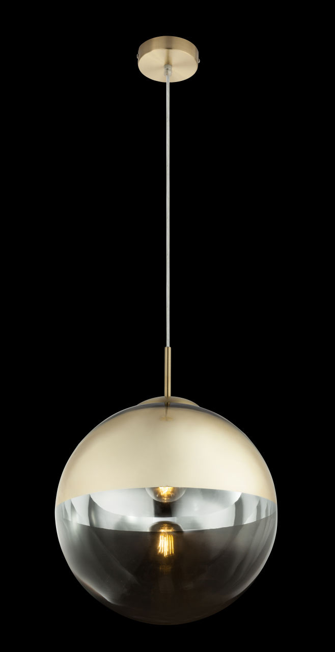 Globo Lighting - VARUS - Hängeleuchte Metall goldfarben, 1x E27