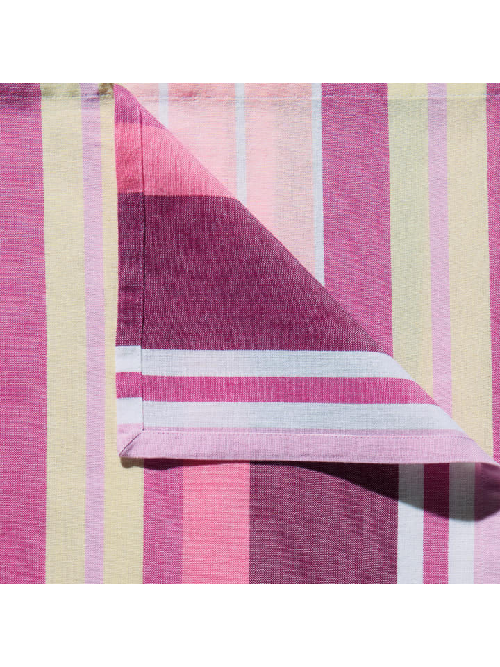 REDBEST buntgewebt, Baumwolle Tischläufer in pink günstig kaufen