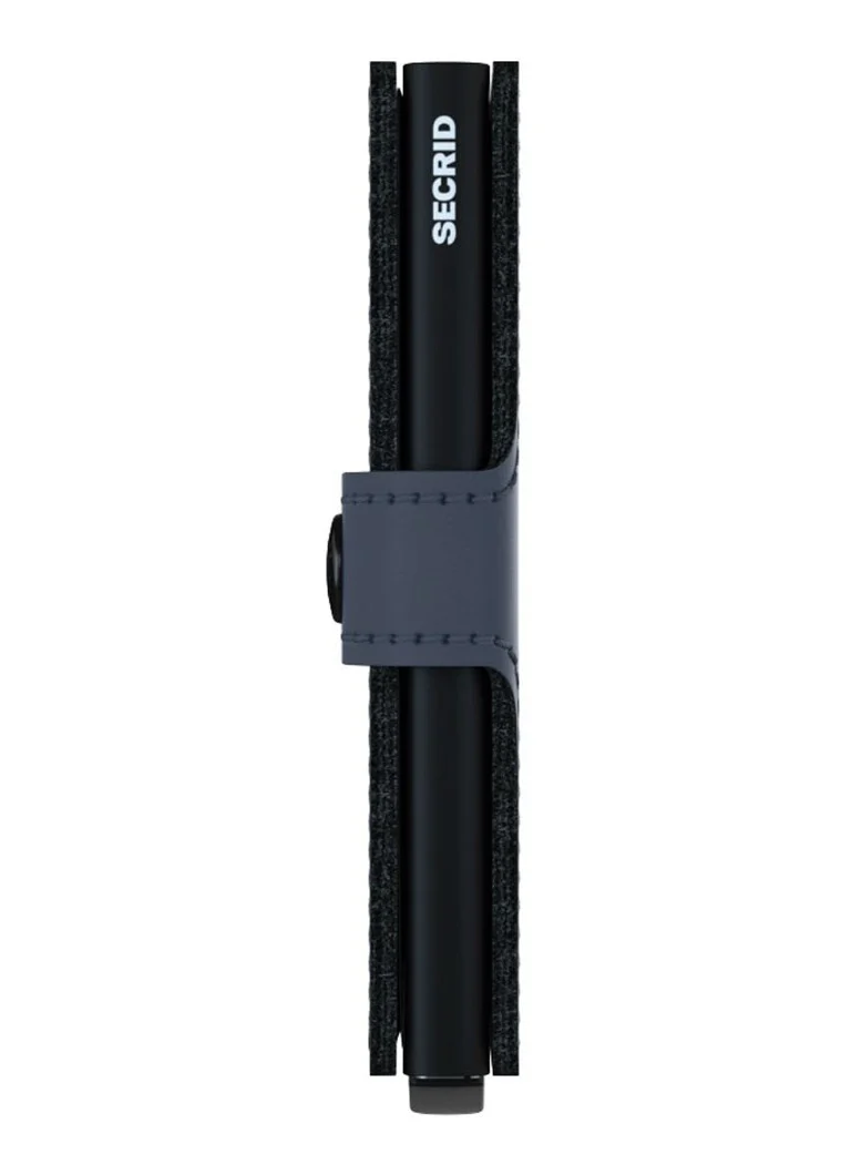 Portofel mini din piele Secrid cu sloturi pentru carduri.