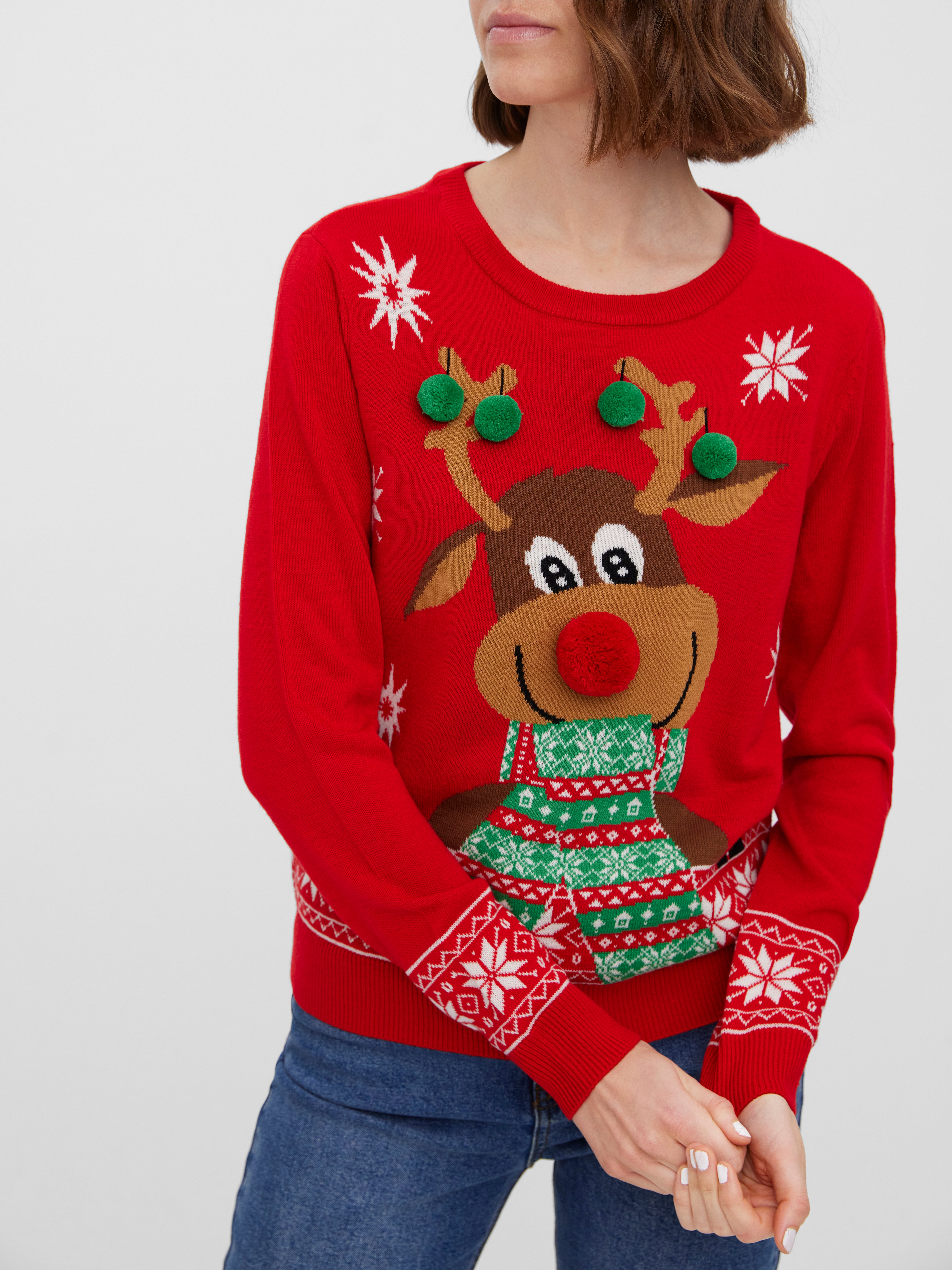 VMNEWFROSTYDEER Pullover