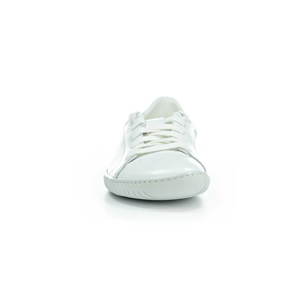 Aylla Shoes KECK weiß L auf weißer Sohle Barfuß-Halbschuhe