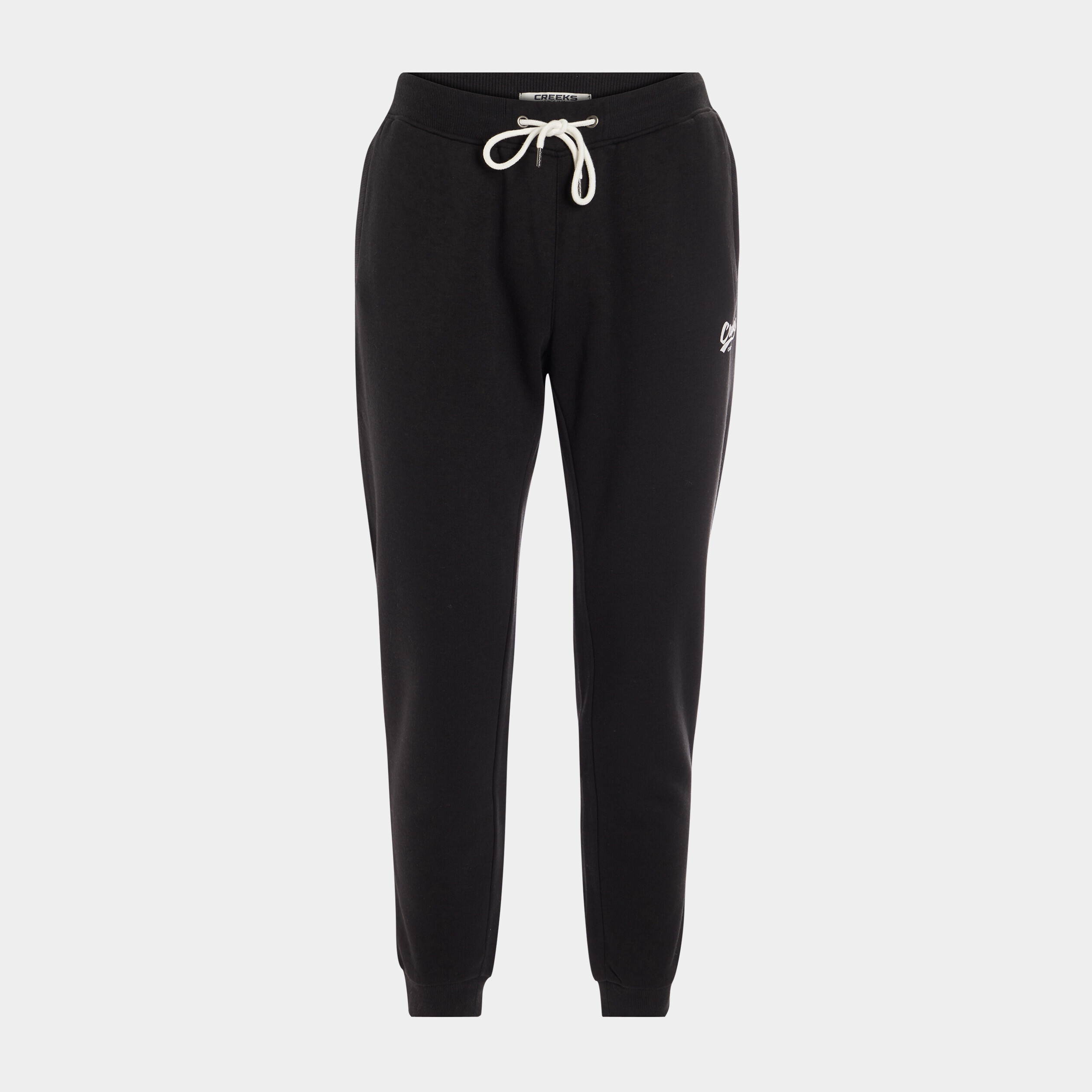 Jogging droit Creeks noir homme | La Halle