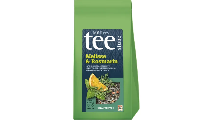 Müllers Teestube Kräutertee Lose Melisse & Rosmarin 75 g