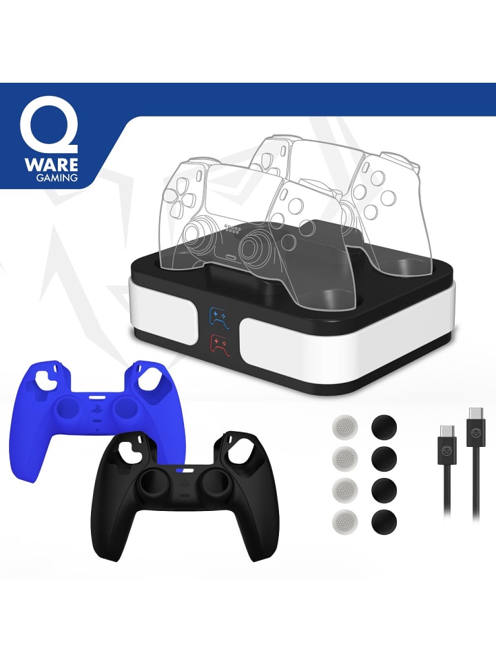 COFI 1453 Qware Gaming Set – Fast-Charger, Thumb Grips & Silikonhüllen in Mehrfarbig günstig kaufen onesize