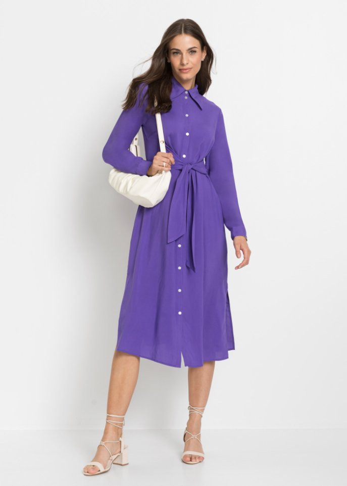 Blusenkleid mit Knotendetail