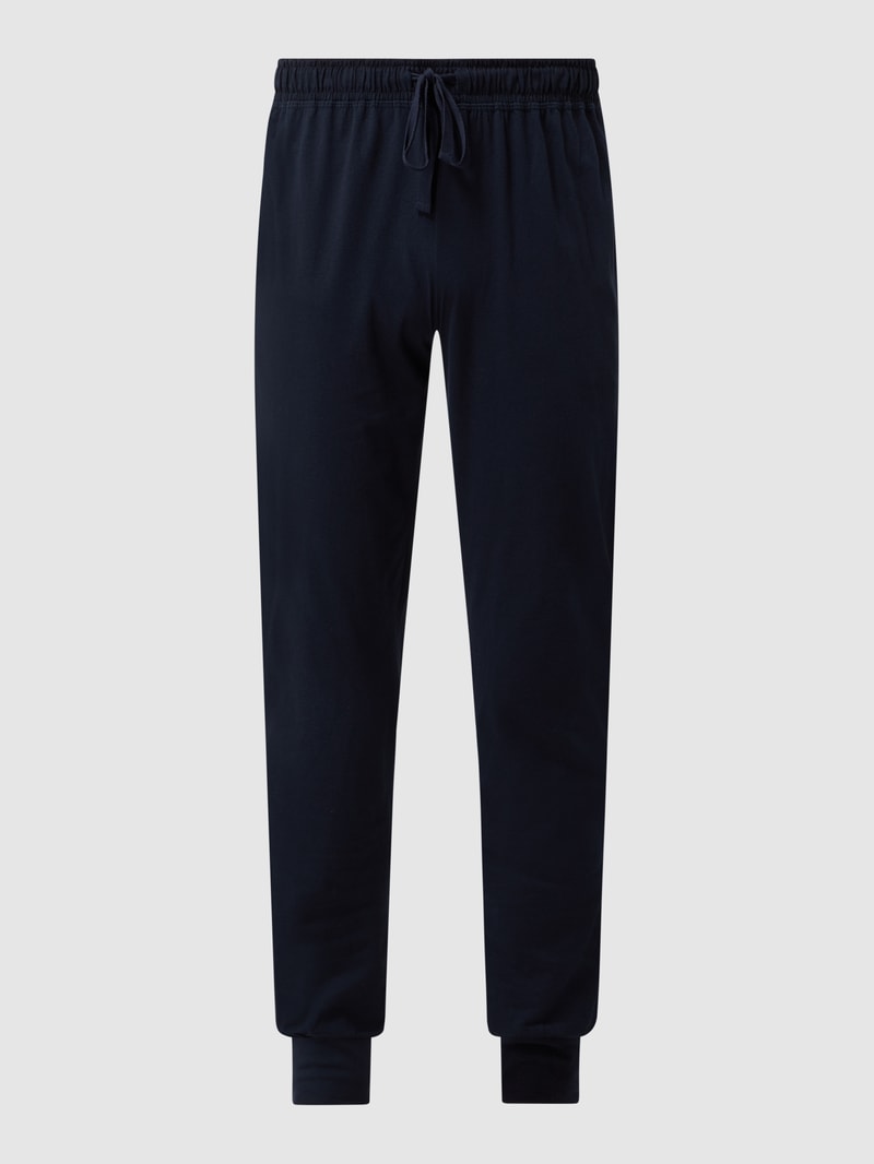 Pyjama-Hose aus Baumwolle in dunkelblau