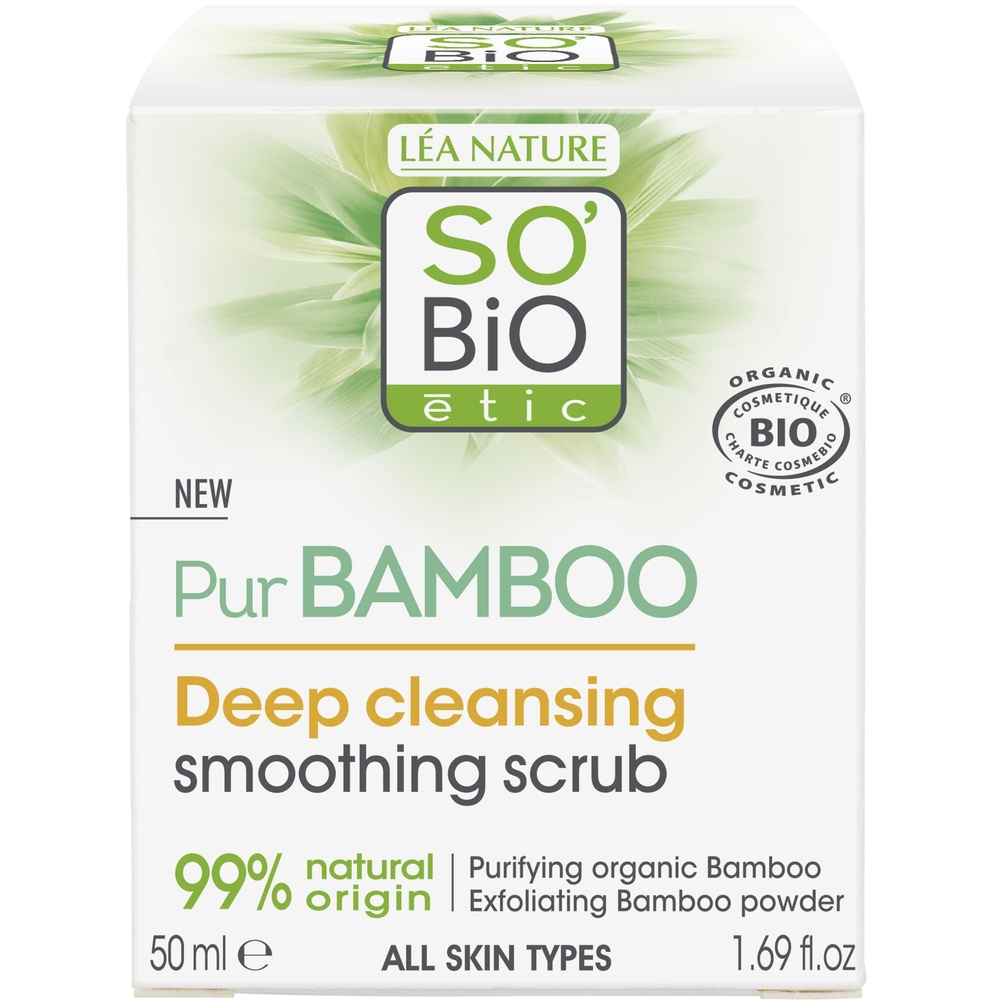 LÉA NATURE SO BiO étic Gommage lissant désincrustant,  tous types de peaux,                  Pur Bamboo Gommage