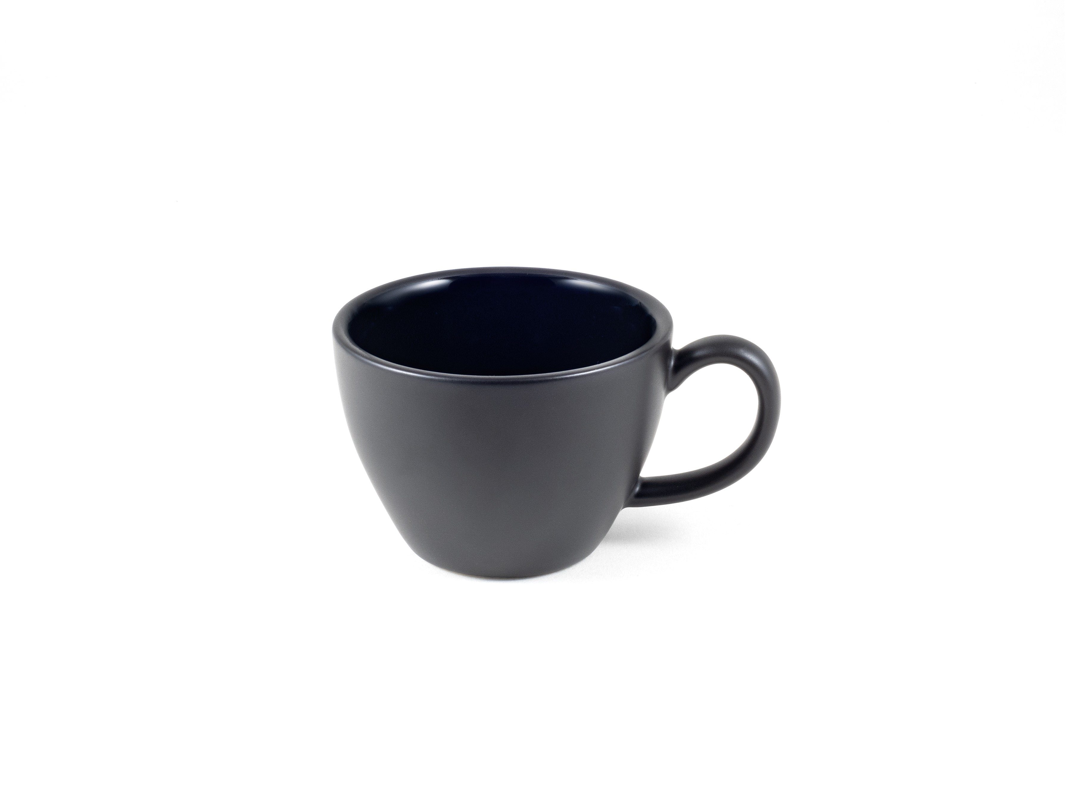 Hanseküche Cappuccinotasse Cappuccino Tassen 4er Set (180 ml) aus Steingut, Keramik, lange Wärmesspeicherung durch dickwandiges Steingut