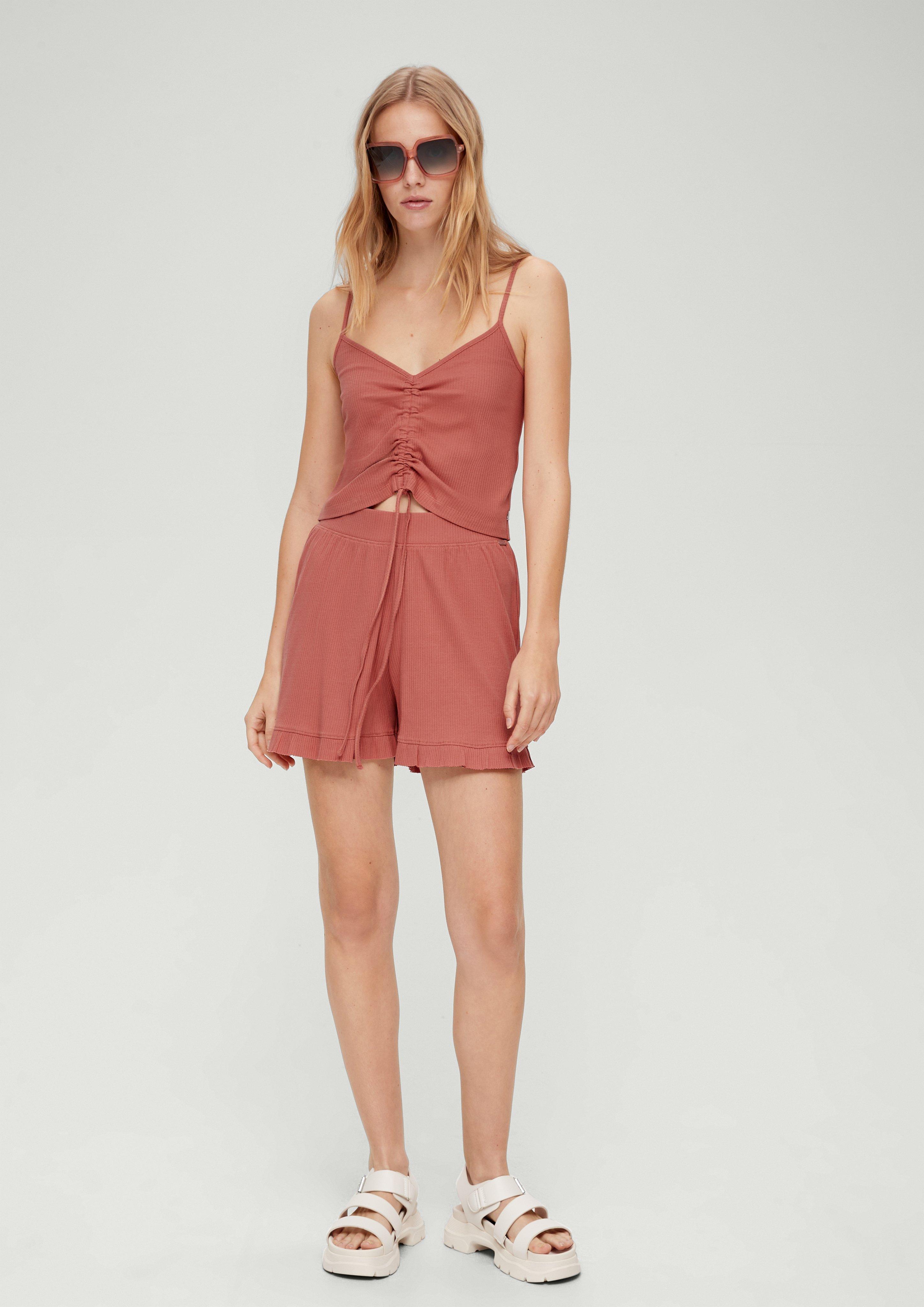 Regular: Shorts aus Rippware  2131212-2069
