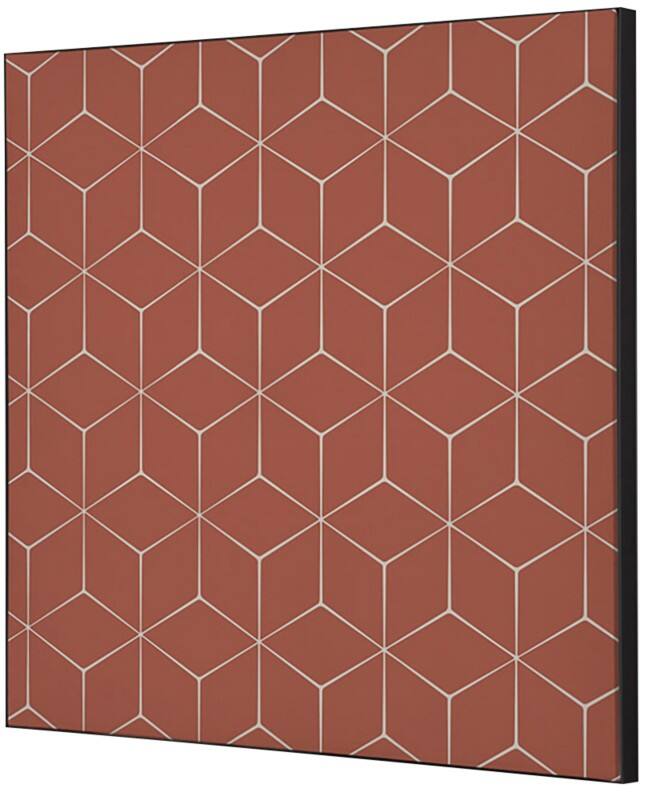 SHOWDOWN Textile Wanddekoration Hexagon Mehrfarbig Aluminium