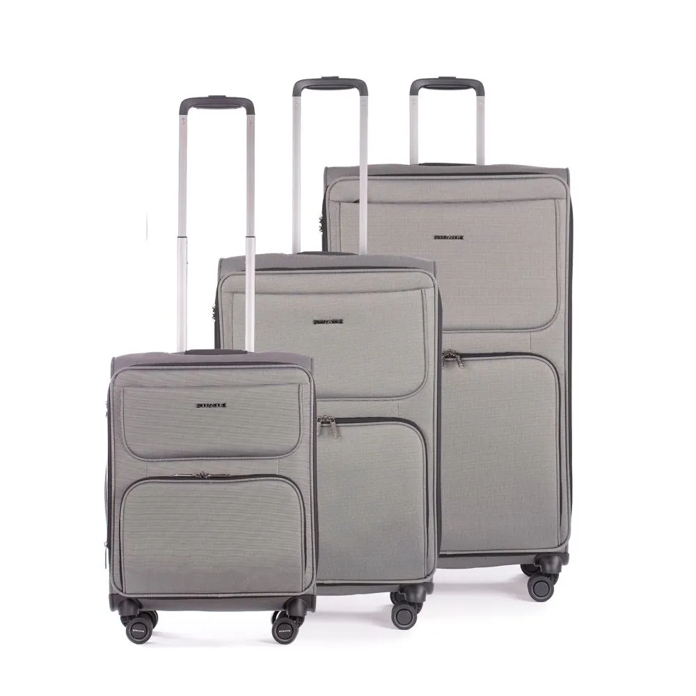 Stratic Bendigo Light + - Koffer-Set 3-teilig (S, M, L) - Silber