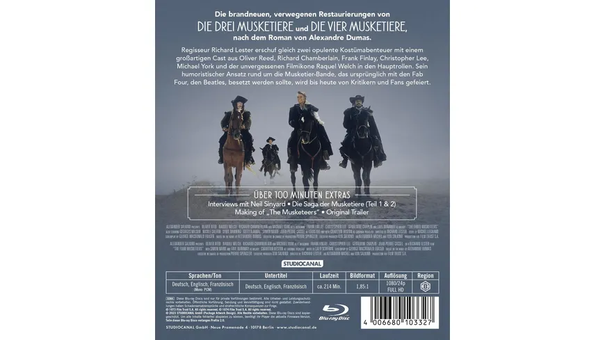 Die Musketiere - Einer für Alle - Alle für einen!  [2 BRs]