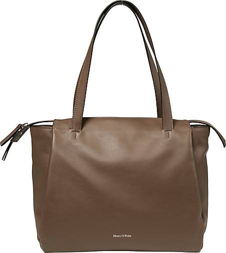 Marc O'Polo Shopper aus fein genarbtem Rindleder