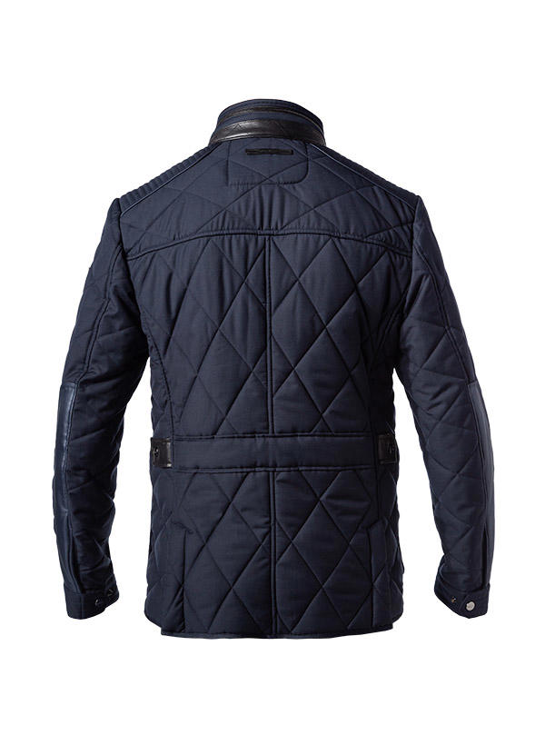 handstich, Steppjacke, Mikrofaser, nachtblau
