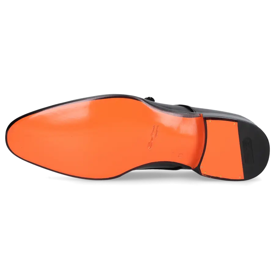 Santoni - Businessschuhe Monk Strap MCCR18 Kalbsleder - schwarz