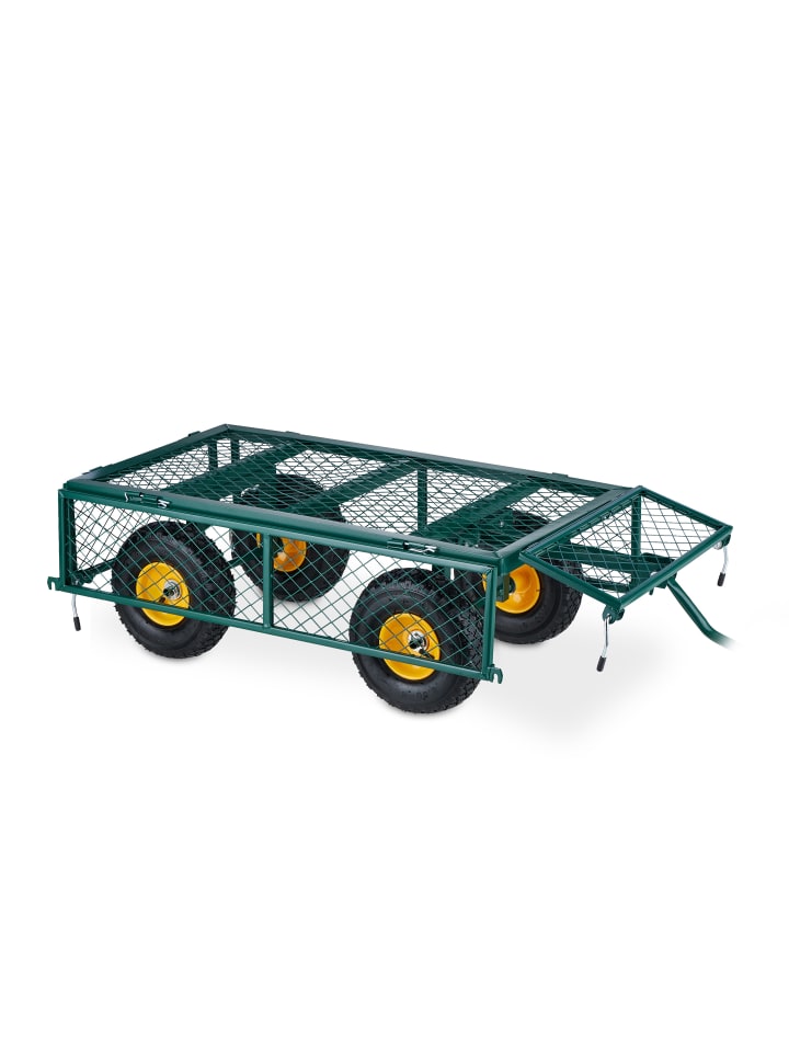 relaxdays Handwagen in Grün günstig kaufen onesize