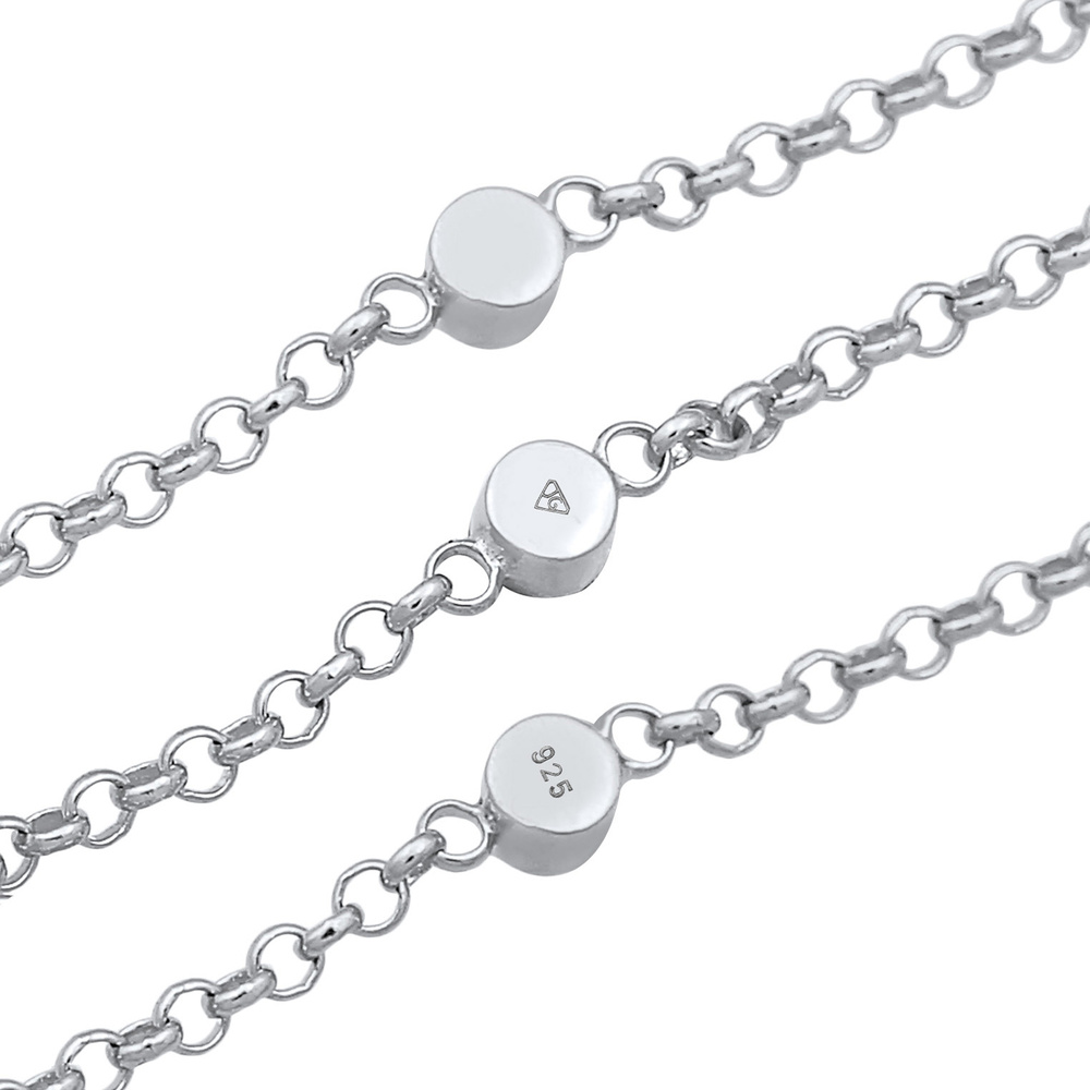 Elli Elli Accessoires de Bijouterie Femmes chaîne de taille boules avec Cristal en Arg Bijoux