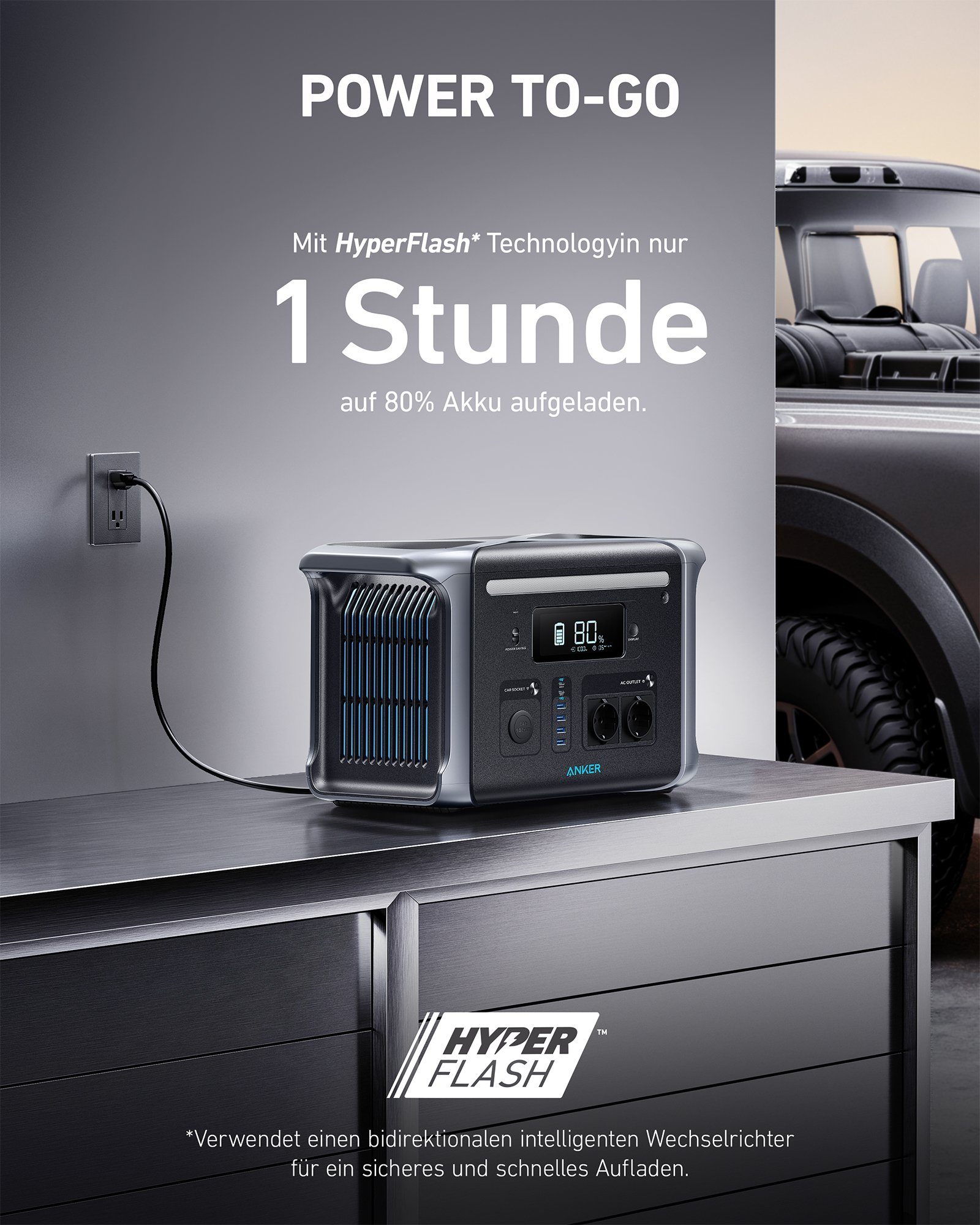 Anker Stromgenerator 757 Ladestation 1229Wh, (1-tlg)
