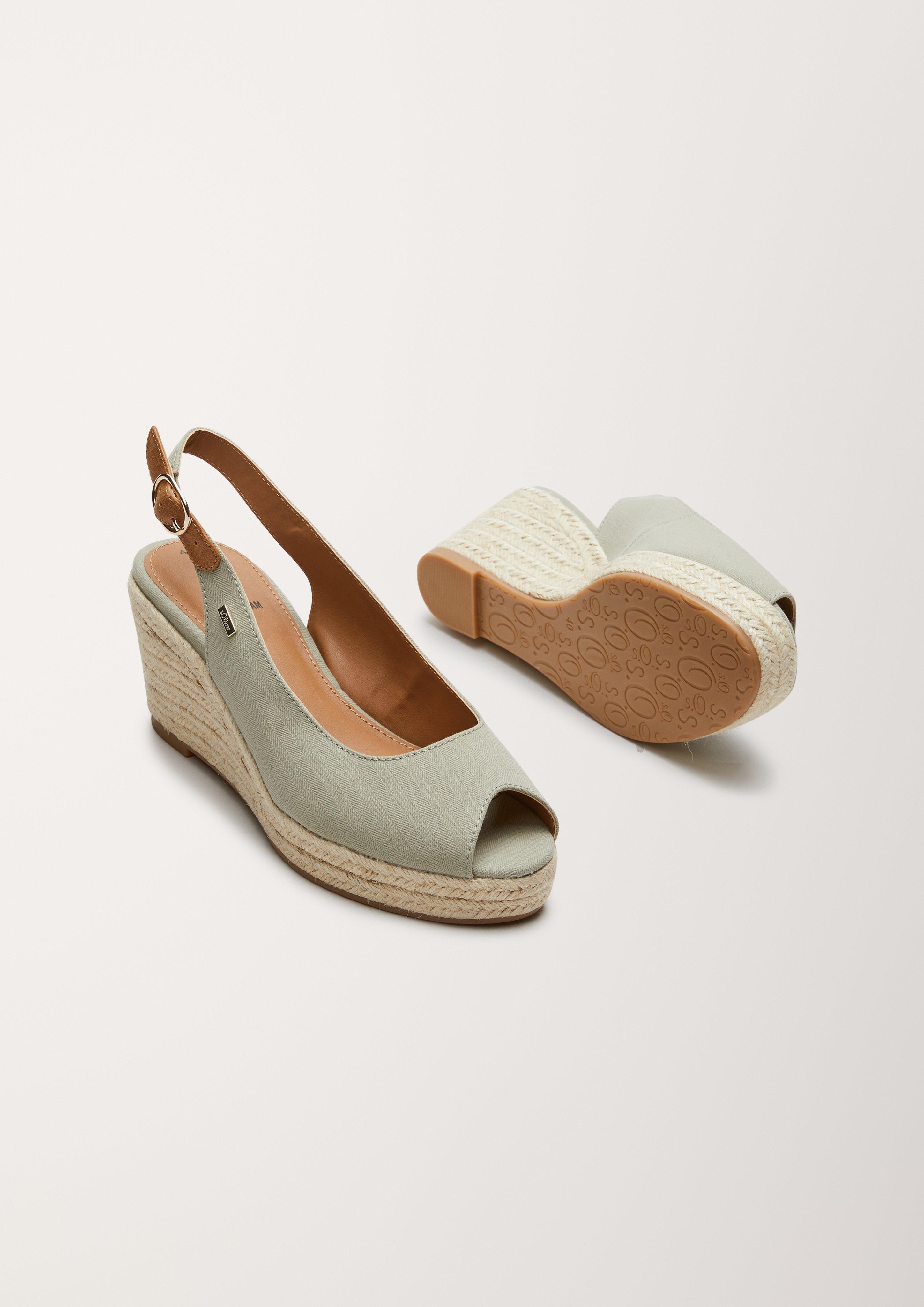 Peeptoes mit Keilabsatz  6005734-728