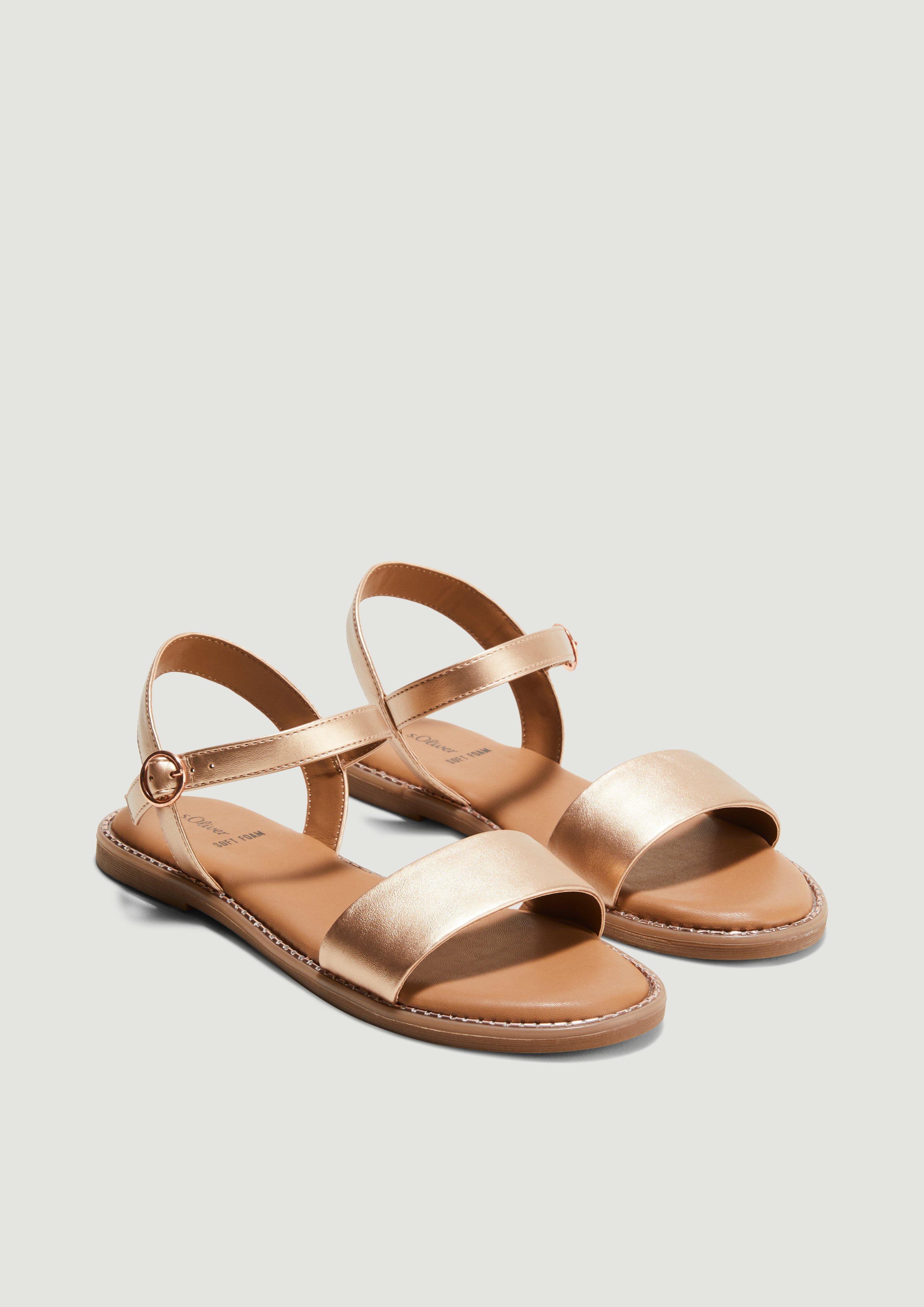 Sandalen mit Glanz-Optik  6007707-937