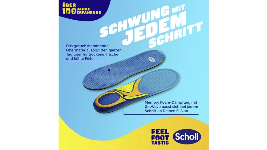 Scholl GelActiv Einlegesohlen EVERYDAY Größe L 40-46,5