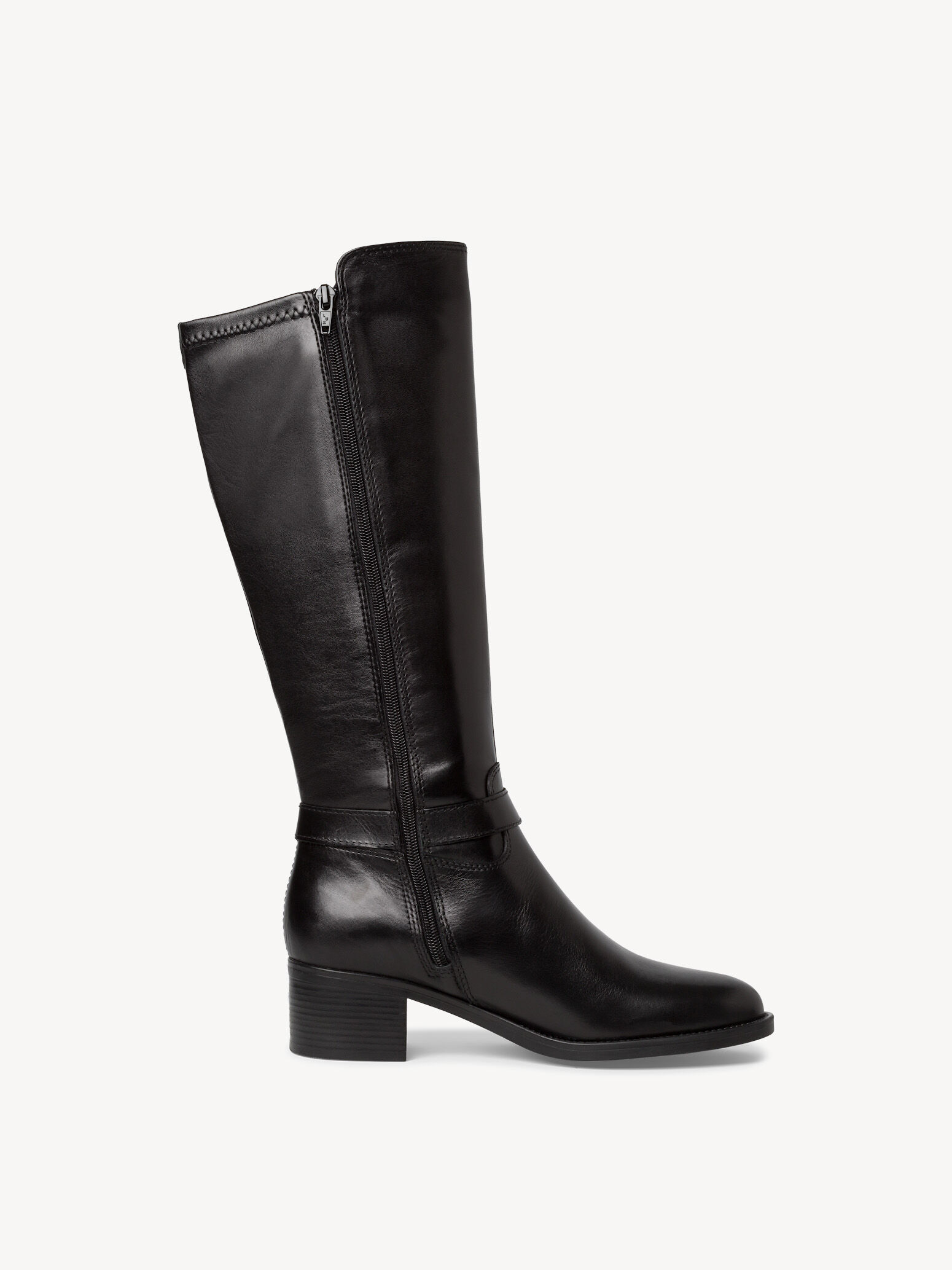 Bottes en cuir - noir