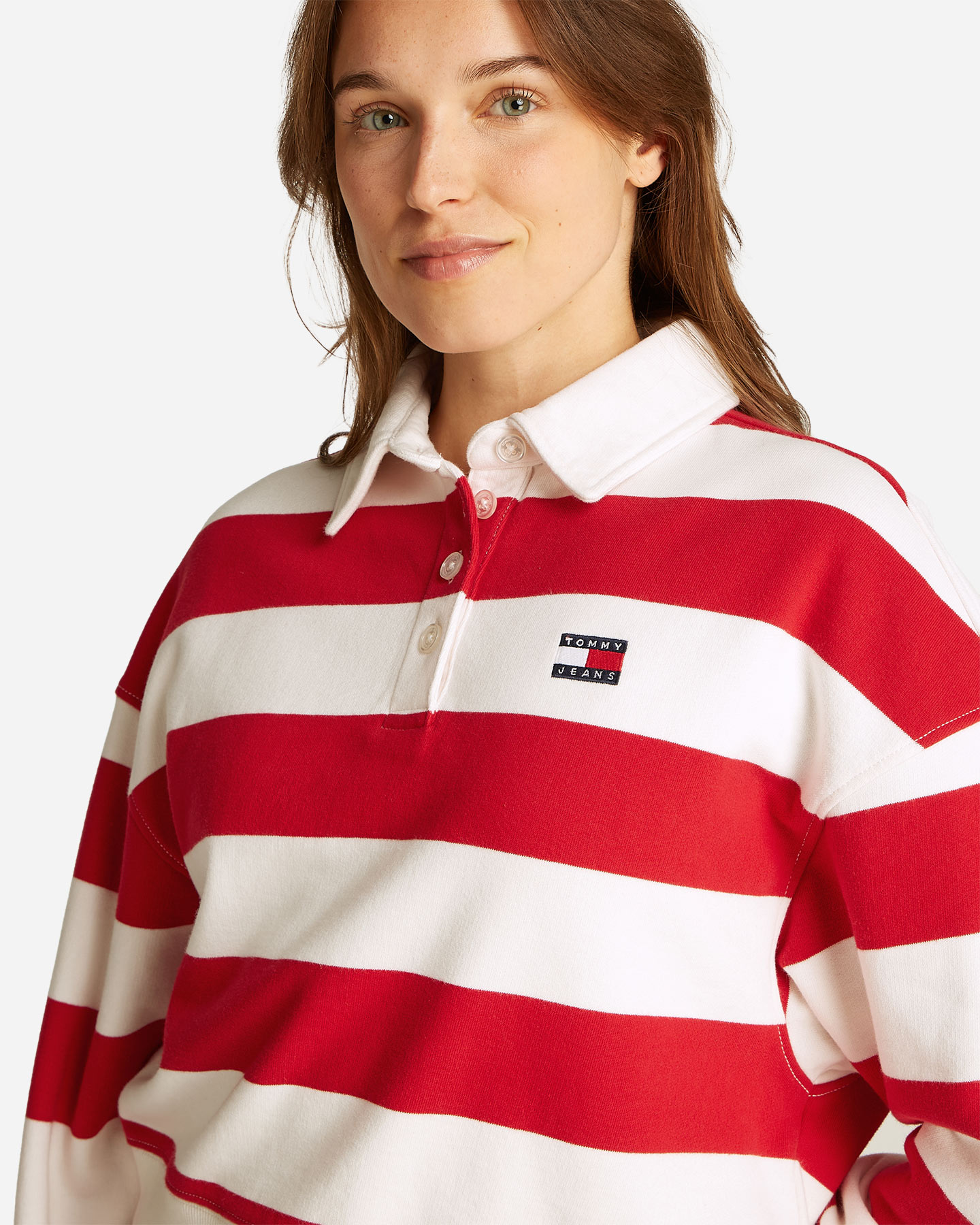 Polo Tommy Hilfiger Boxy Stripe W DW0DW19409-YBH